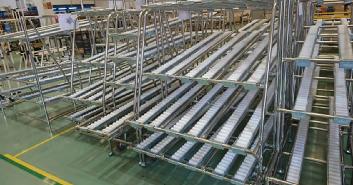 ลูกกลิ้งลำเลียง ราง และอุปกรณ์สายพาน (Roller Conveyor) - CREFORM